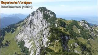 Achselköpfe (1712m, Bayerische Voralpen) - Latschenkopf (1712m) - Bayern, Deutschland
