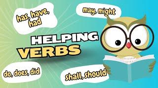 KIDS educational videos kindergarten / 1st grade English Reading: Helping Verbs II / Auxiliary Verbs