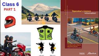 Motorcycle (Bike) Class 6  knowledge test part 1