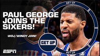 Woj REVEALS Paul George agreeing to 4-YEAR/$212M max contract w/ the 76ers | Get Up