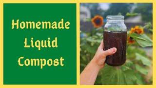 How To Make Aerated Compost Tea for Healthy Gardens - Homemade Liquid Compost - Step by Step Guide