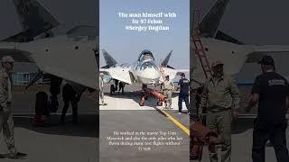 #su57 Demo Pilot "Sergey Bogdan" . The man behind "Top Gun: Maverick"️