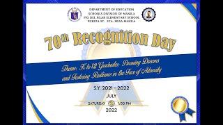RECOGNITION DAY S.Y. 2021-2022