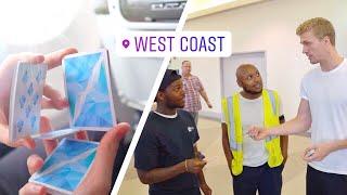 Magic at the AIRPORT & Cardistry on the PLANE!! // WEST COAST PART ONE