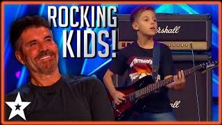 These Kids ROCK! AWESOME Rock and Roll Auditions from Got Talent 2023!