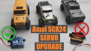 Axial SCX24 - does it really need a new servo? (Part I)