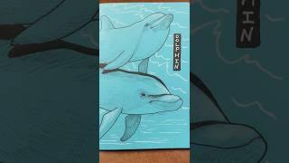 Dolphins suggested by @olegleusx #art #illustration