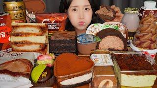 PREGNANT'S CHOCOLATE DESSERT KOREAN CONVENIENCE STORE ASMR EATING SOUNDS MUKBANG