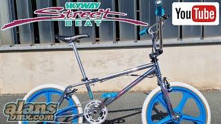 Alans BMX: 2025 Skyway Street Beat Custom BMX Bike Chrome/Aqua