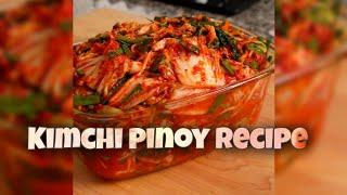 Kimchi Pinoy Recipe | Quick and easy Kimchi recipe | How to make Kimchi | Paano Gumawa ng Kimchi?