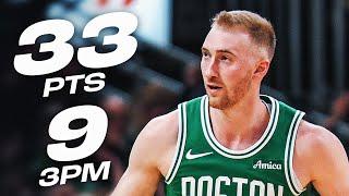 Sam Hauser's CAREER-HIGH 33 PTS vs Jazz | March 10, 2025