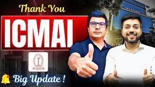 Don't Miss | Big Update By ICMAI | Latest Update | By CA Raghav Goel