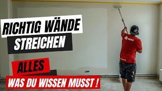 WÄNDE easy SELBER streichen  ⎜Anleitung