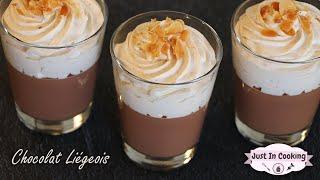 Recette des Crèmes Dessert Chocolat Liégeois