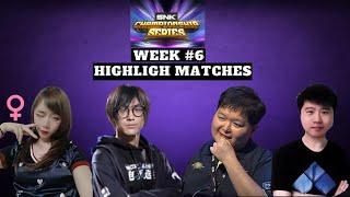 KOFXV SNK Championship Series Highlight Matches TOP 16 Week 6 #kofxv [Sanwa M'/Lacid/️Xiaoyi (小艺 )