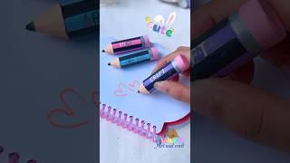 DIY cute mini pencil ️ #shorts #love #tonniartandcraft #craft #art #diy #cute