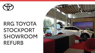 RRG Toyota Stockport Showroom Refurbishment