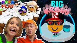 Открыл новые локации в Big Brain Simulator Roblox