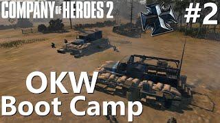 How to Play CoH2: OKW BootCamp Part #2 Tier 2 & 3 (Company of Heroes 2)