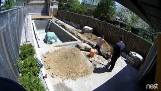 Luxury Pool Construction Time Lapse