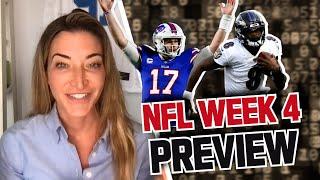 NFL Week 4 Preview, Players Most Likely To Score and Interesting History Notes