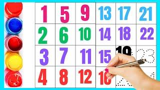 One two three, learn to count, 123 Numbers, 1 to 100 counting, alphabet a to z, ABCD, 123go