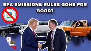 California Moves To Strike Down Emission Regulation! Deleting Diesel Trucks Under Trump EPA?