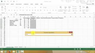 Excel Creating A Frequency Distribution Table