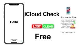 iPhone !!iCloud Status!! Check Clean/Lost Mode 100% Free