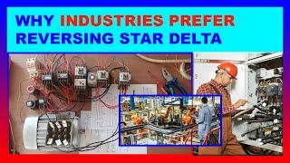 Reverse Forward Star Delta Starter (Reversing Star Delta Power and Control)