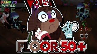 Rudie Distractor Run (Floors 44-53) | Peppermint Icing + Ghost Snakes in a Can | Dandy's World