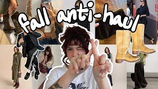 fall trends i'm SKIPPING (let's de-influence each other!!) #antihaul