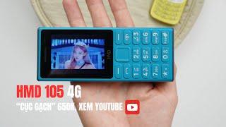 Mở hộp Nokia HMD 105 4G - Phần 2: "cục gạch" giá rẻ xem YouTube, tạm biệt logo Nokia ký ức tuổi thơ