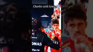 Charles Leclerc and Lewis Hamilton: #f1