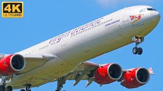 44 EXTREME CLOSE UP LANDINGS | London Heathrow (LHR/EGLL) Plane Spotting [4K]