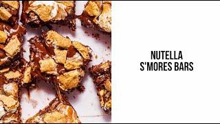 Nutella S'mores Bars