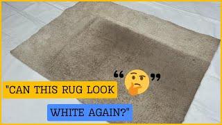 Transforming a Dirty White Rug to Look Brand New  | C3 LAUNDRY SERVICES