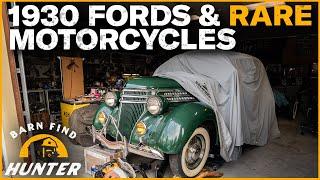 Time To Downsize After A Lifetime of Collecting Old Fords & Rare Motorcycles | Barn Find Hunter