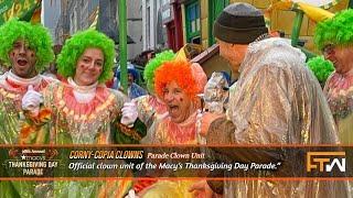 Todd interviews the Corny-Copia Clowns at the 98th Annual Thanksgiving Day Parade in NYC