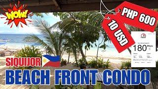 Cheapest Beachfront Room for Rent  San Juan #siquijor Island #philippines 150mps Fiber WIFI