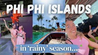 Travelling to Phi Phi Island during Rainy Season | Thailand Vlog ️