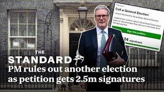 Another general election? Starmer rules out re-running vote as petition passes 2.5million signatures