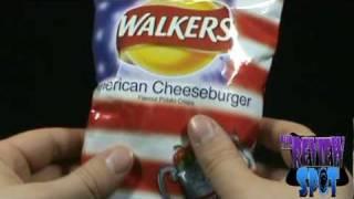 Random Spot - Walker's American Cheeseburger Flavour Potato crisps