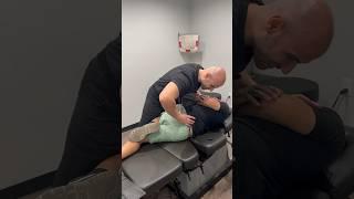 ASMR Chiropractic Low Back Adjustment  #chiropracticadjustment #shorts