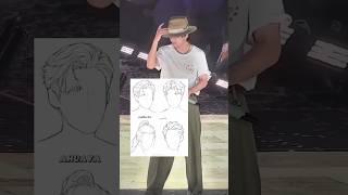 BTS - V(kimtaehyung) with different hairstyles #bts #kimtaehyung #shorts