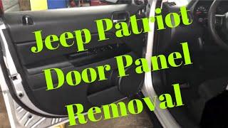 2011 Jeep Patriot Door panel removal.