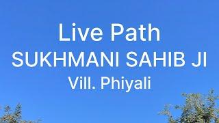 Live Path Sukhmani Sahib Ji Vill. Phiyali ll Shah TV Punjab