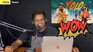 Yolo - Lyrical Song REACTION | Filmy React | Kanguva | Suriya, Disha Patani | Devi Sri Prasad | Siva