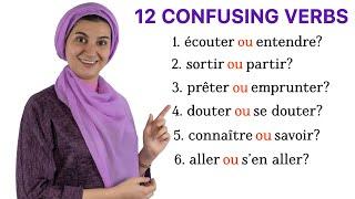 🟣12 Confusing French Verbs🟣