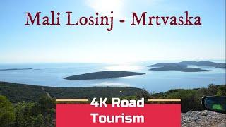 Driving in Croatia from Mali Losinj to Mrtvaska (ferry to Ilovik)